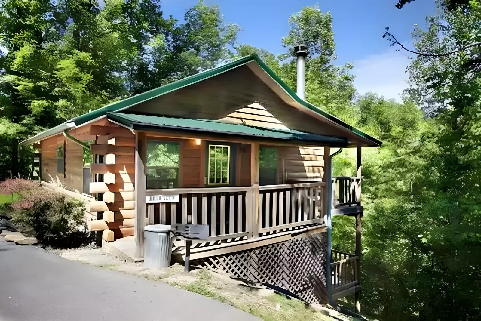 serenity secluded cabin in pigeon forge