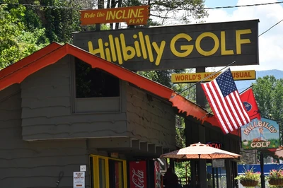 Hillbilly Golf is one of the best places for mini golf in Gatlinburg TN