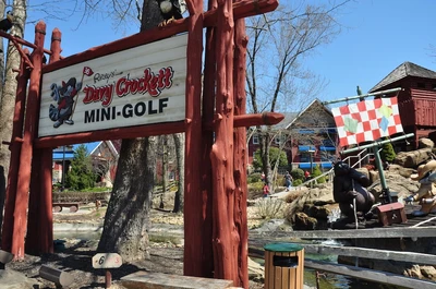 Ripley's Davy Crockett is one of the best places for mini golf in Gatlinburg TN